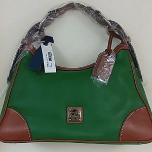 Dooney & Bourke Harrison hobo Emerald color new wi